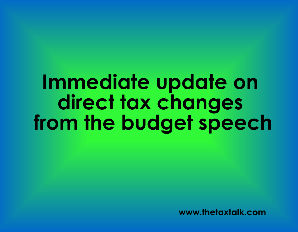 financial budget speech