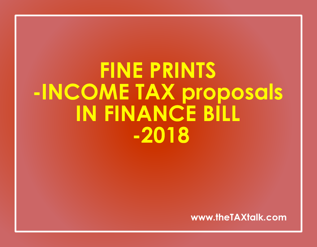 income tax proposal