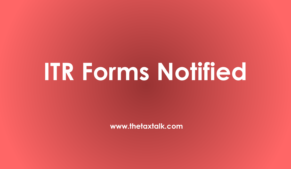 itr forms