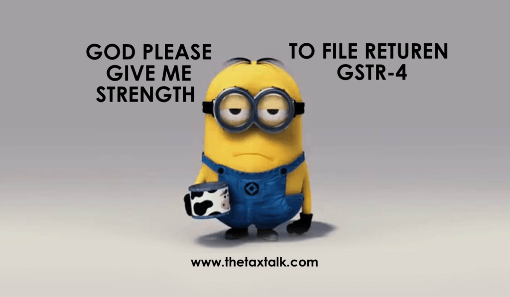 Last minute change in the GST Return