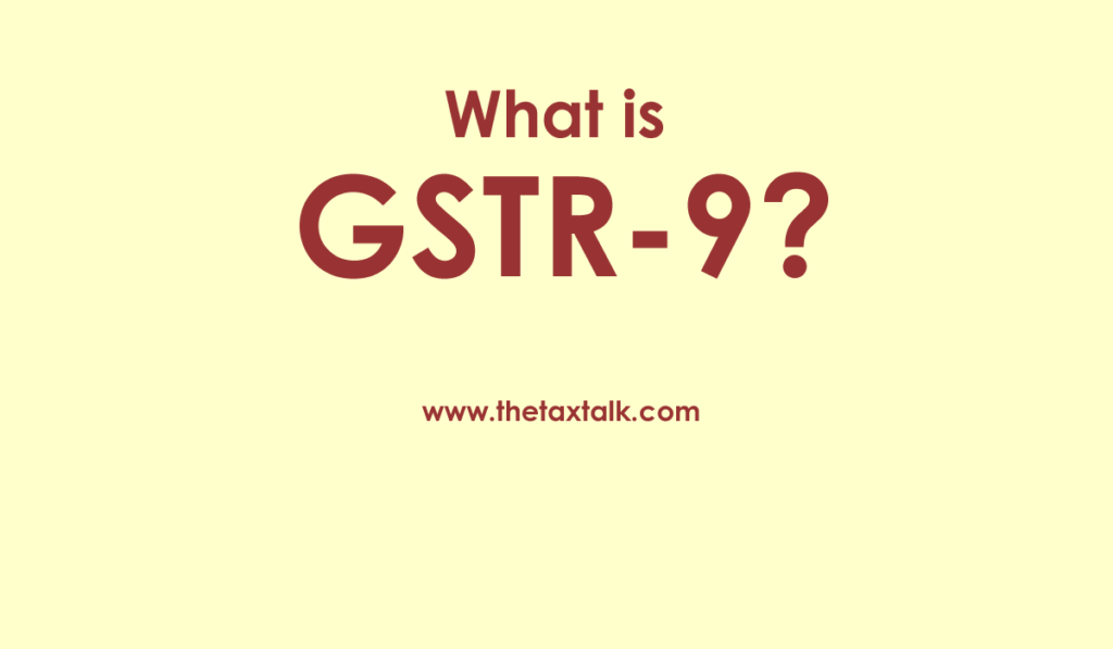 GSTR-9