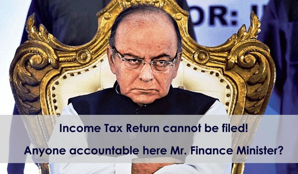 Income Tax Return cannot be filed