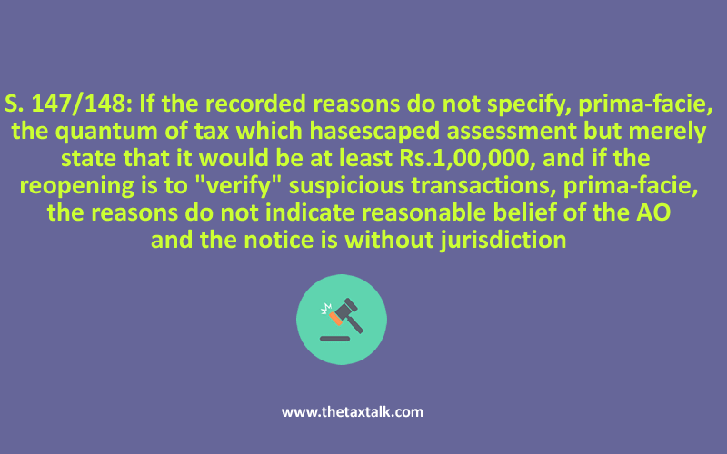 S. 147/148: If the recorded reasons do not specify
