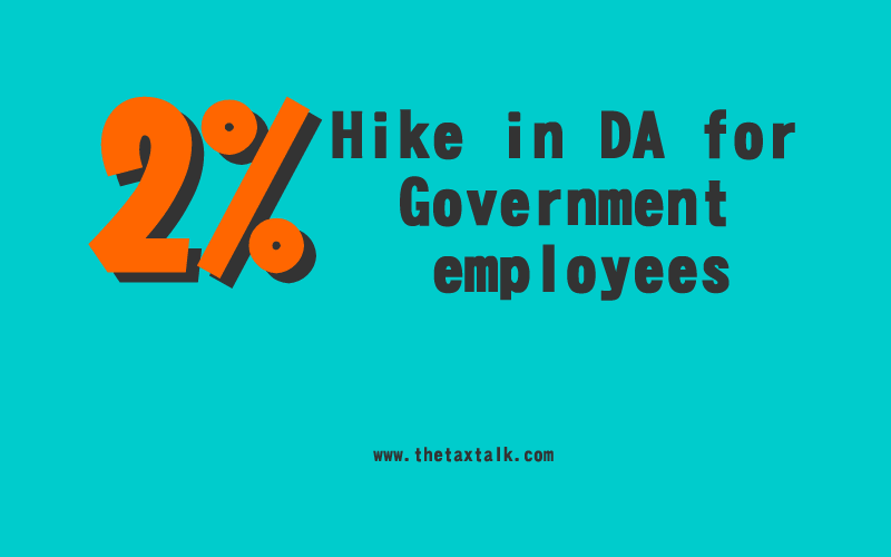 2% hike in DA for government employees