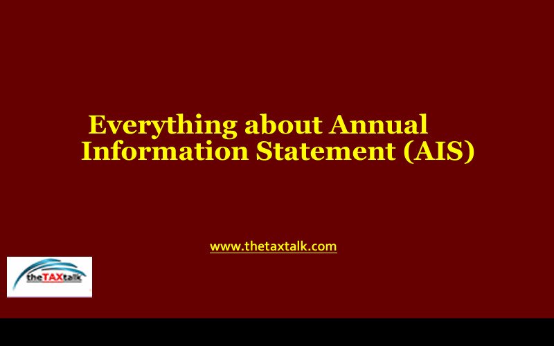 Everything about Annual Information Statement (AIS)
