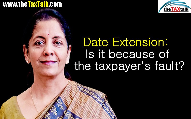 Date Extension: Is it because of the taxpayer's fault?