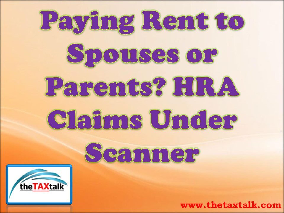 Payer un loyer aux conjoints ou aux parents ? Réclamations HRA sous scanner